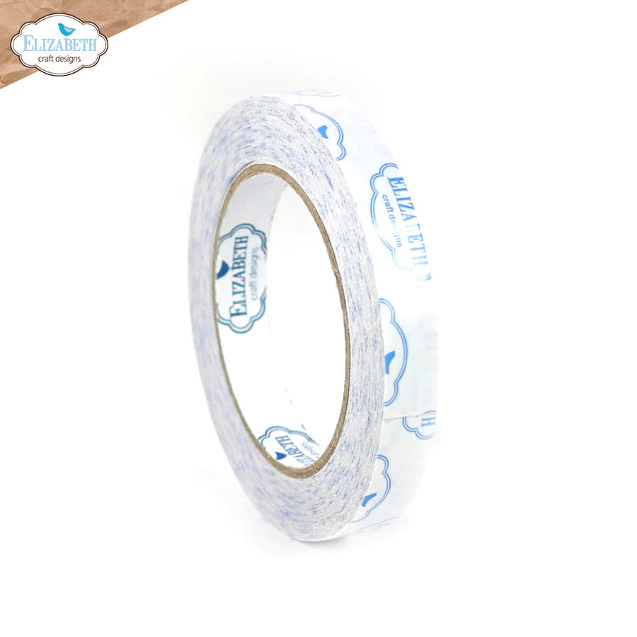 Elizabeth Craft Cinta adhesiva transparente de doble cara de 15 mm
